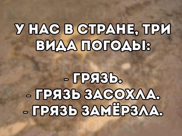 Открытка с изображением смешной картинки на тему погоды (смешные, прикольные, юмористические)